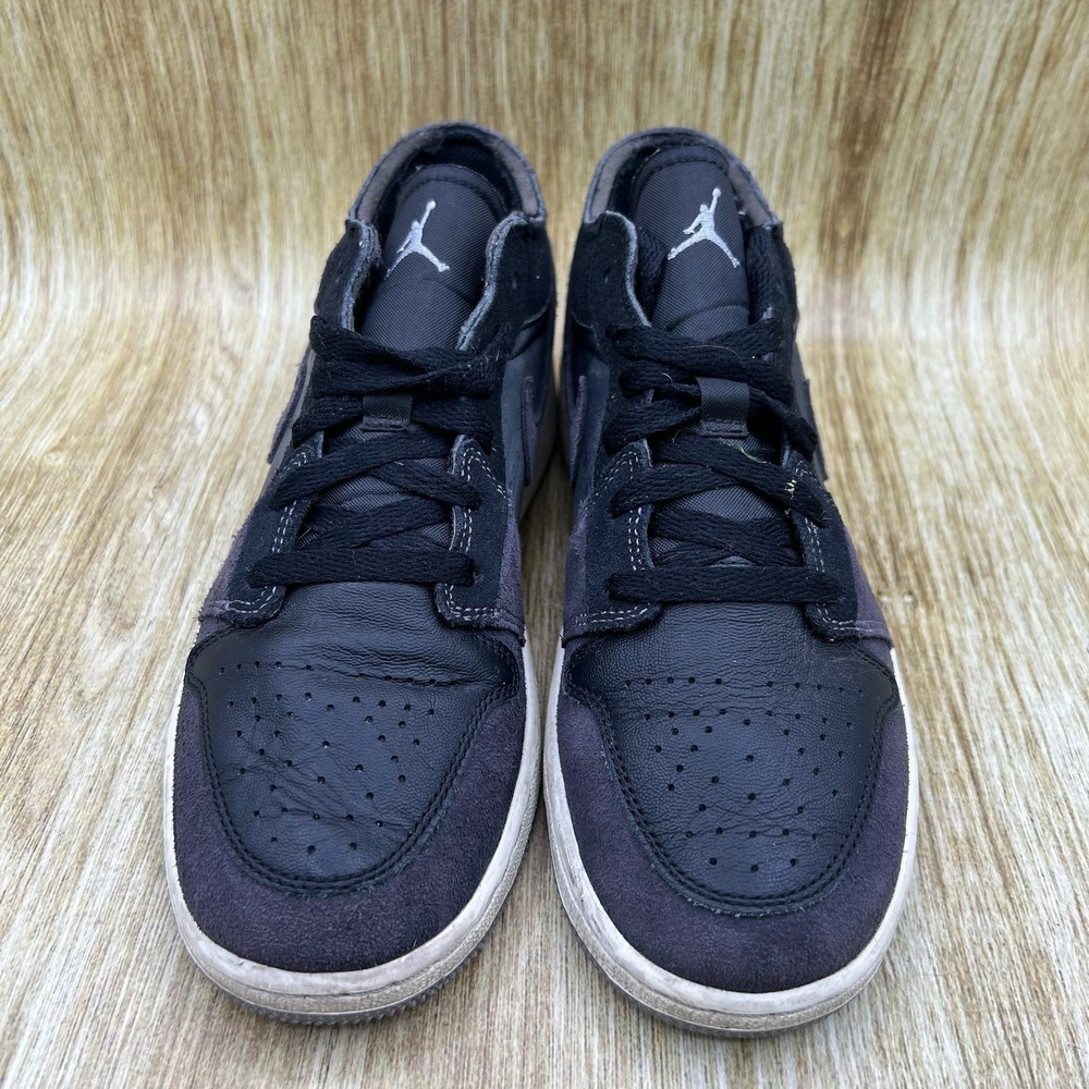 Nike Air Jordan 1 Low SE Craft Women's 7 Black Inside Out Shoes DV0478-001 - Picture 2 of 10